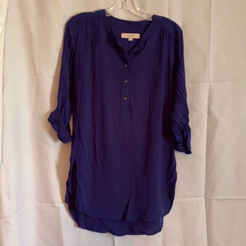 Royal blue blouse by Loft, size S